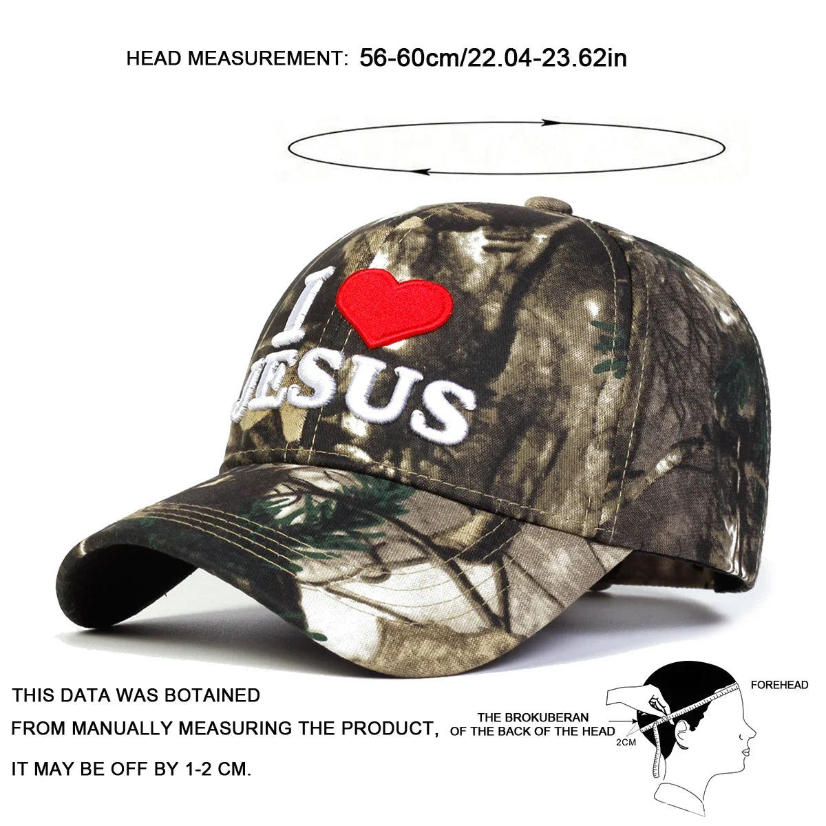 "I LOVE JESUS" Christian Hat