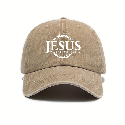 "WAY, TRUTH, LIFE" Vintage Hat (Khaki)