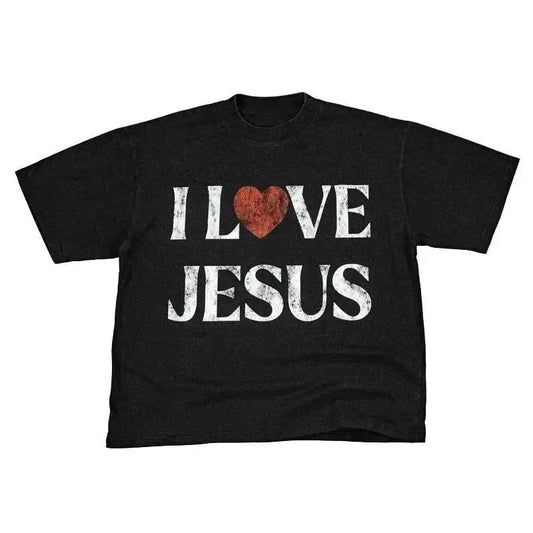 "I LOVE JESUS" Vintage T-Shirt